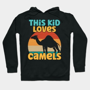 Kids This Kid Loves Camels - Camel lover print Hoodie